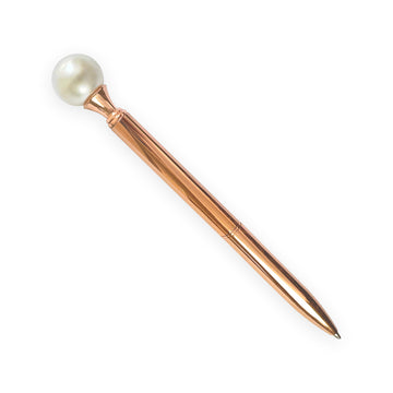 Cute Pen - Big Pearl Rose Gold