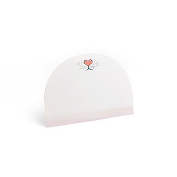 Heart Nose - Flat Notecard