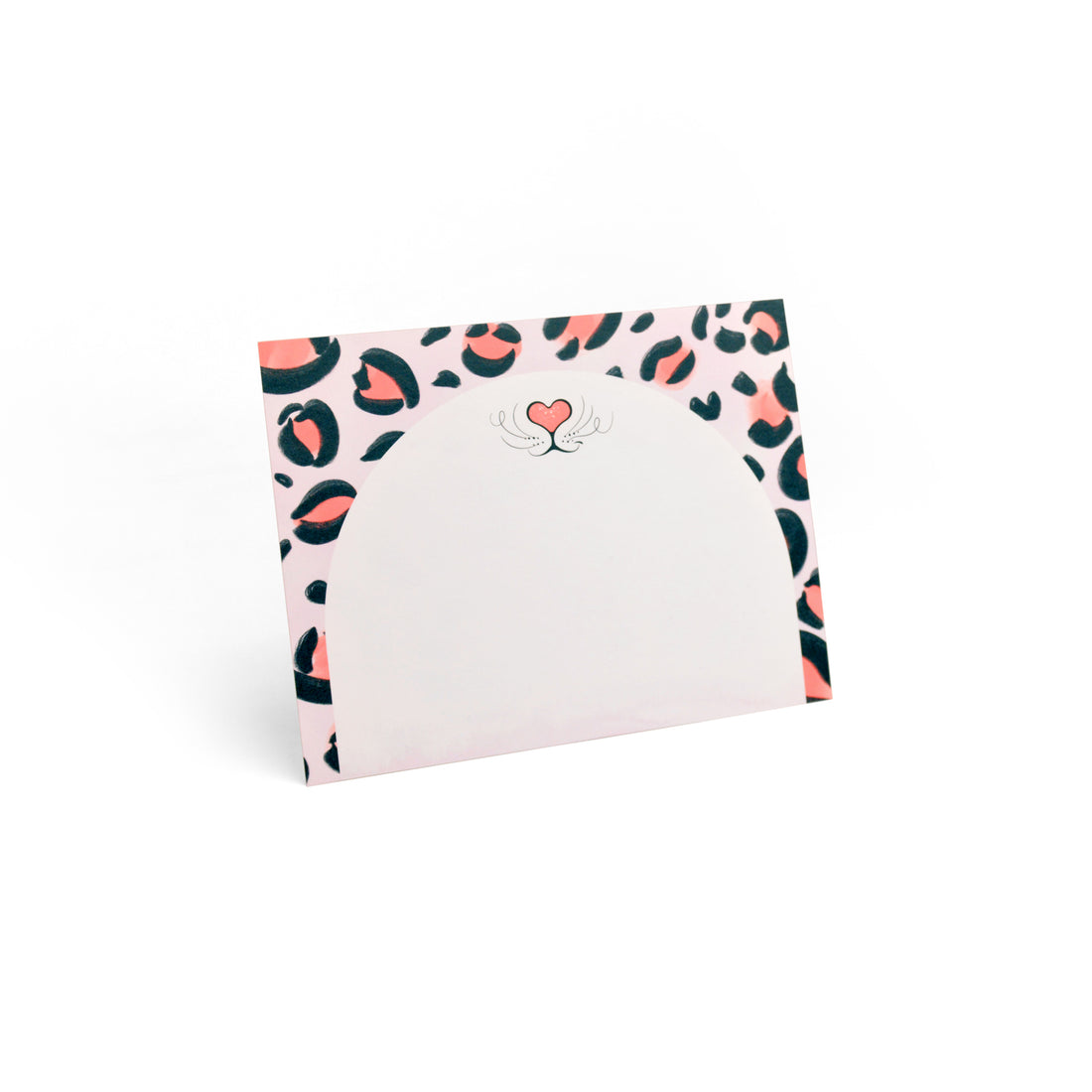 Heart Nose - Flat Notecard
