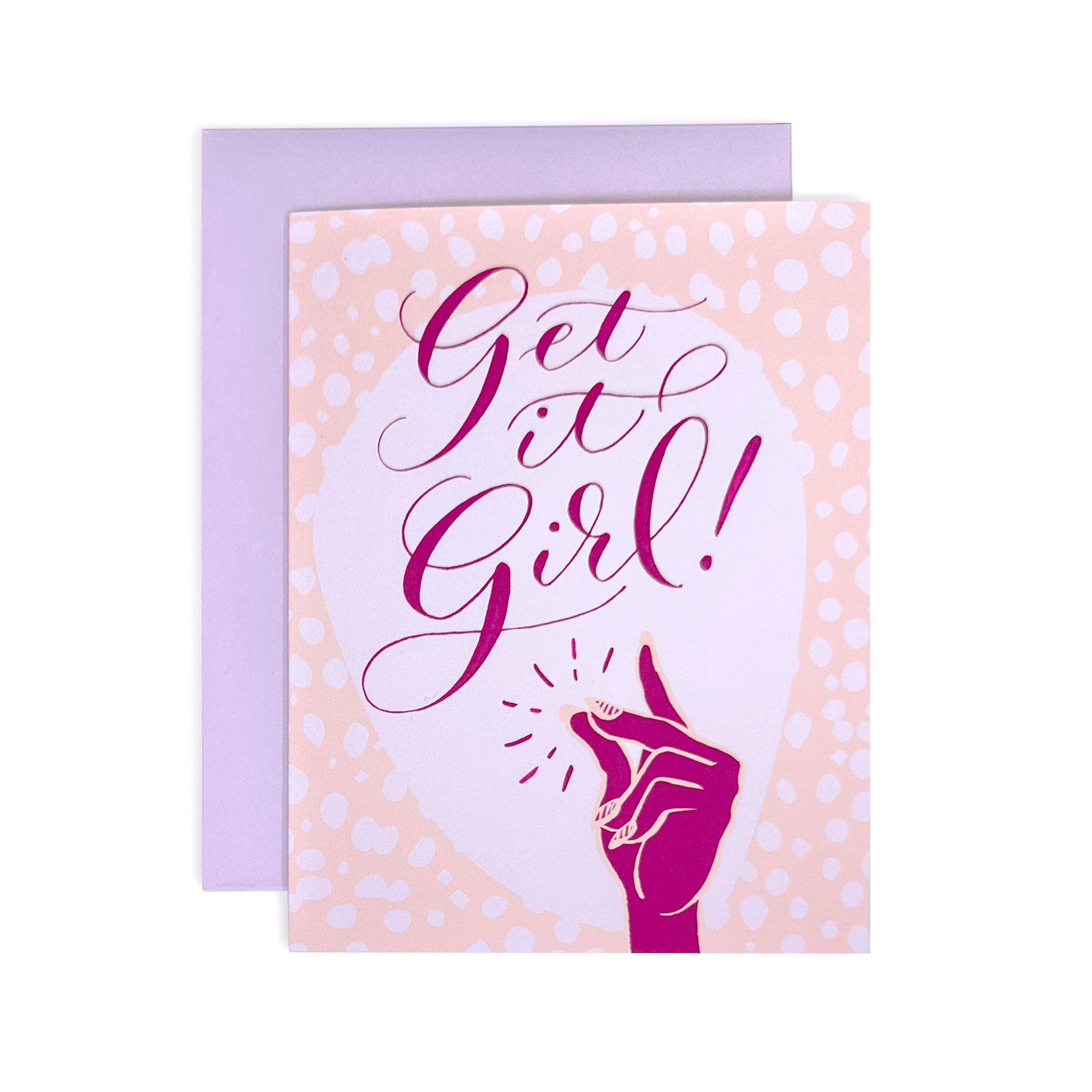 Get It Girl Folded Card