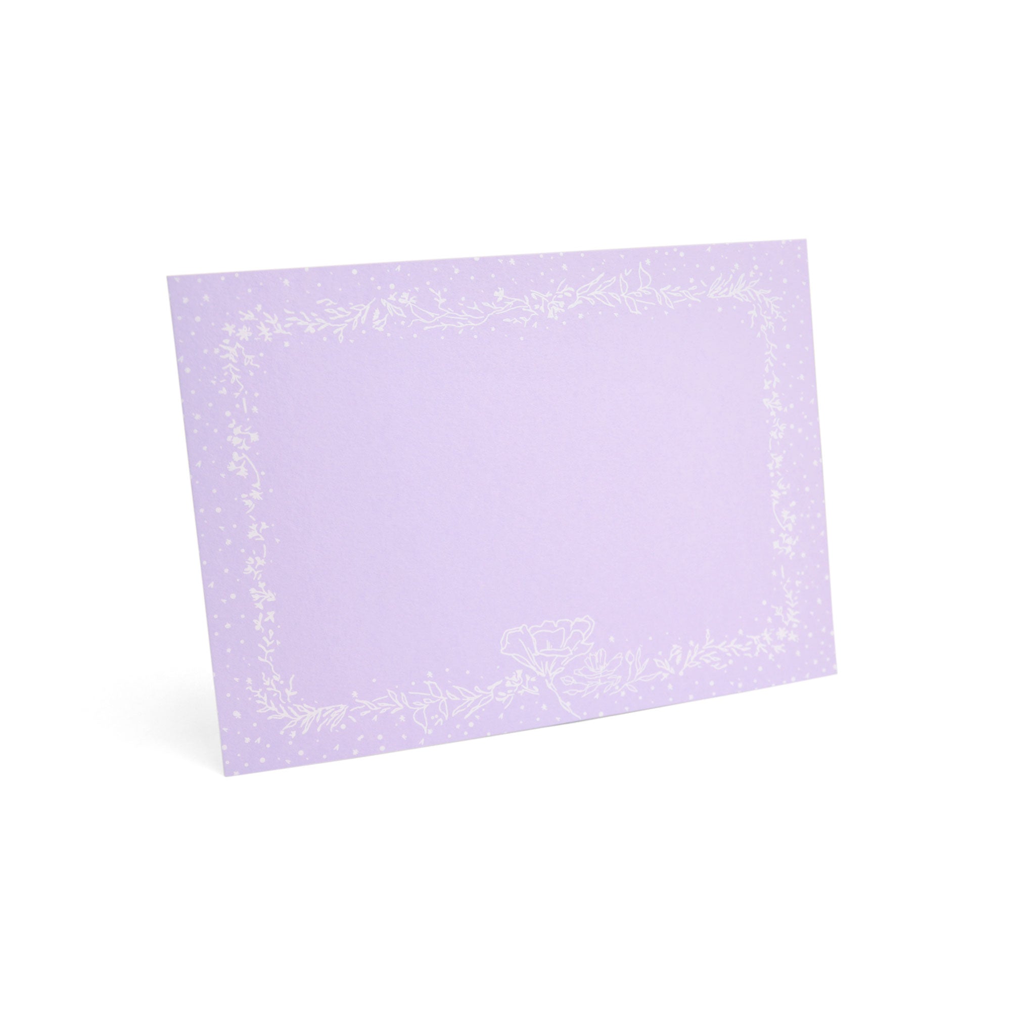 Lavender Spring Sprigs - Flat Notecard Set