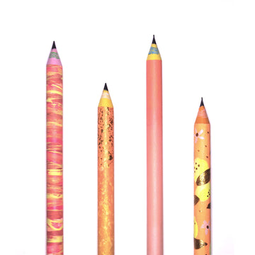 Squeeze the Day - Hand-Painted Pencils